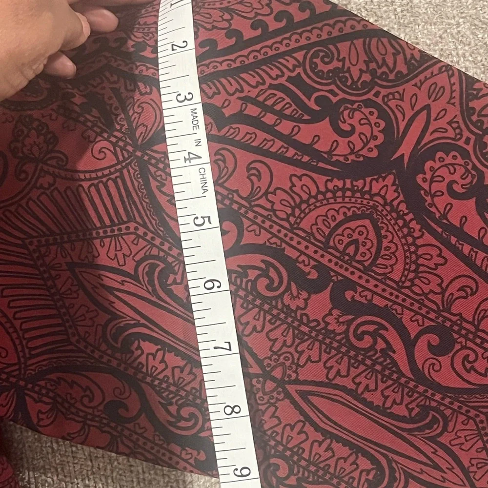 Charter Club Burgundy and Cream Patterned Top Plus Size 3X. - Picture 7 of 13